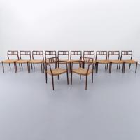 Niels Moller Dining Chairs, Set of 12 - Sold for $8,960 on 02-21-2026 (Lot 55).jpg